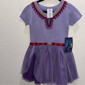Disney WISH Purple Knit Dress with Tulle Tutu Skirt
